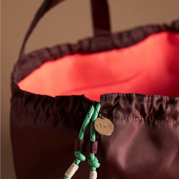 Clare V Brown Nylon Tote Bag - Picture 3 of 11